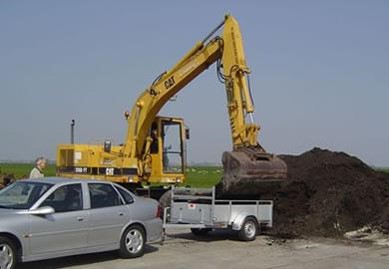 Verkoop van grond en zand - Waterland
